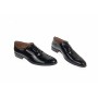 Oferta marimea 41, 43 - Pantofi  barbati eleganti negri din piele naturala lacuita - LMOD1NLAC